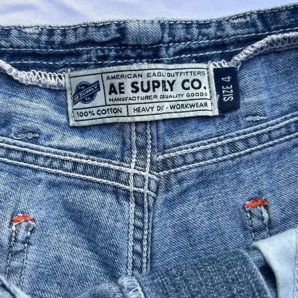 VINTAGE AE Supply Co. Made In The 90s Button Fly Denim Jean Shorts, Size 8/32